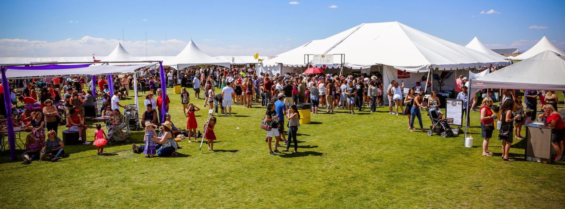 the crowd in wine festival New Mexico Wine